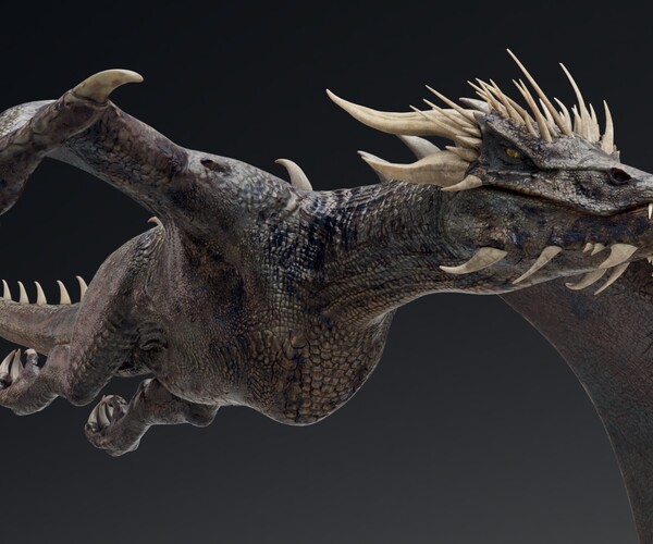 ArtStation - Wyvern Type Dragon 1 -Unreal Engine Project | Game Assets