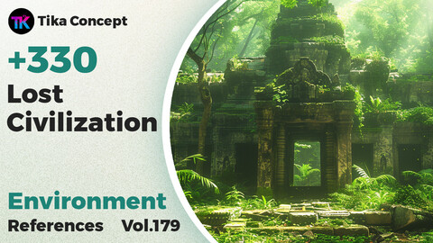 +330 Lost Civilization Environments Concept(4k) | Vol_179