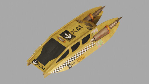 Coruscant Air Taxi Speeder - Star Wars