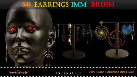 50 EARRINGS  IMM brush