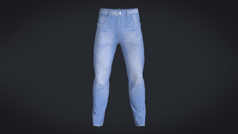 Men Denim Pant - Washed