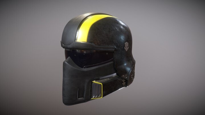 ArtStation - Helldivers Tactical Helmet For Animation/3D printing ...