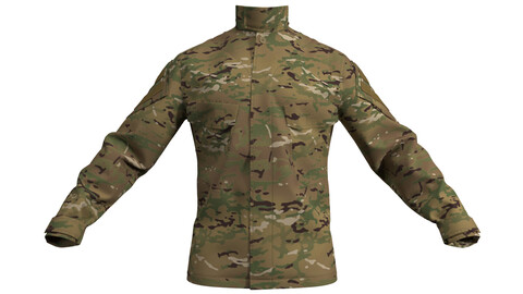 Crye Precision G3 Field Shirt (Marvelous Designer / Clo 3D project+OBJ)