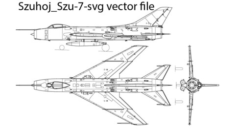 ArtStation - Szuhoj Szu 7, vector file, helicopter, fighter, jet ...