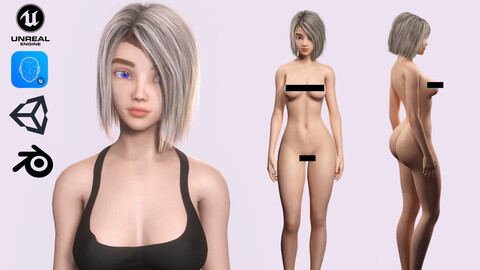 FREE GAME READY FEMALE CHARACTER