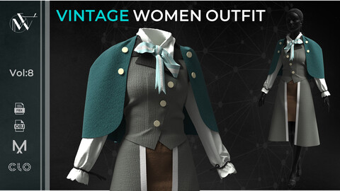 women`s outfit / vintage