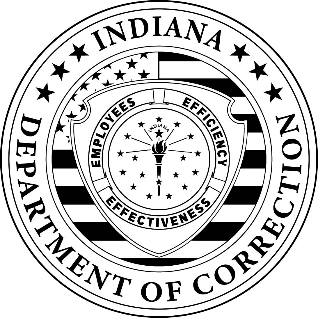 ArtStation - Indiana Dept of Correction vector bold patch, vector file ...