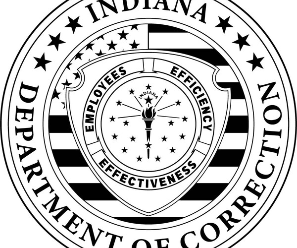 ArtStation - Indiana Dept of Correction, vector file, bold patch, badge ...