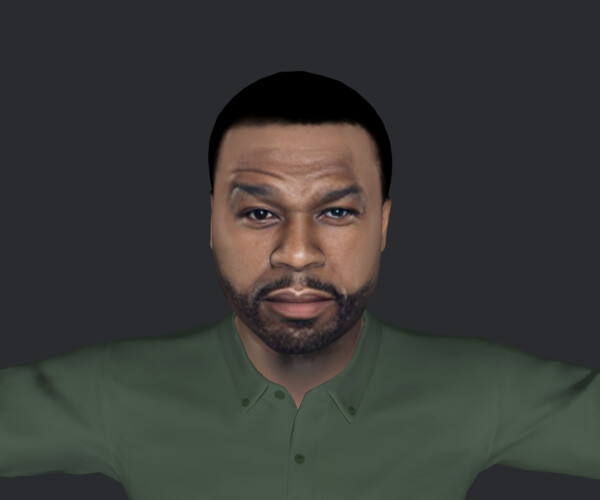 ArtStation - 50 Cent Hyper Realistic Full Body Rigged Character | Game ...