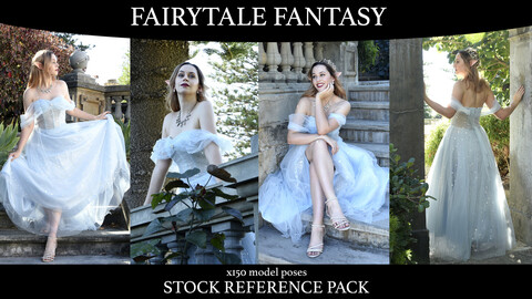 X150 Fairytale Gown  -  Stock Model Reference Pack