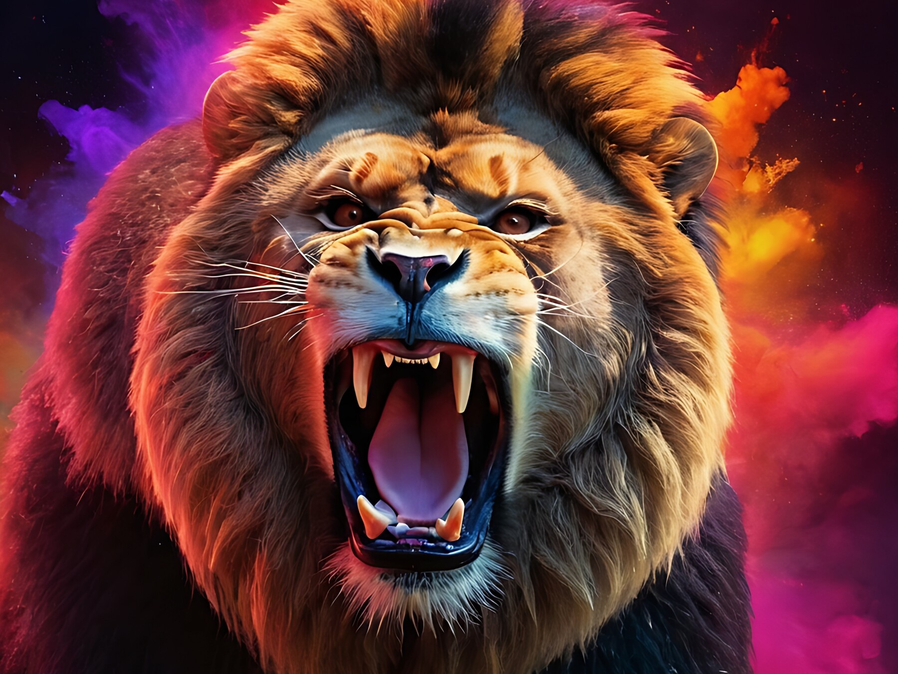 ArtStation - Roar of the Lion - Digital Print | Artworks