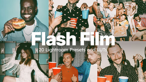 20 Flash Film LUTs & Lightroom Presets