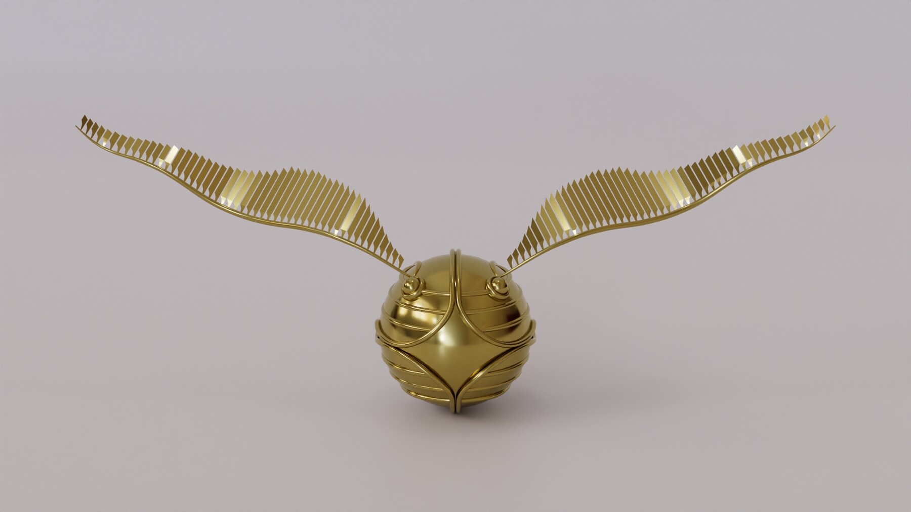 <b>Golden</b> <b>Snitch</b> File Format : Blend FBX OBJ glTF DAE Model : Modeling into Bl...