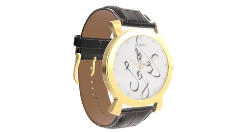 Titan Calligraphy by Nebula - 18 Karat Solid Gold Analog Watch4