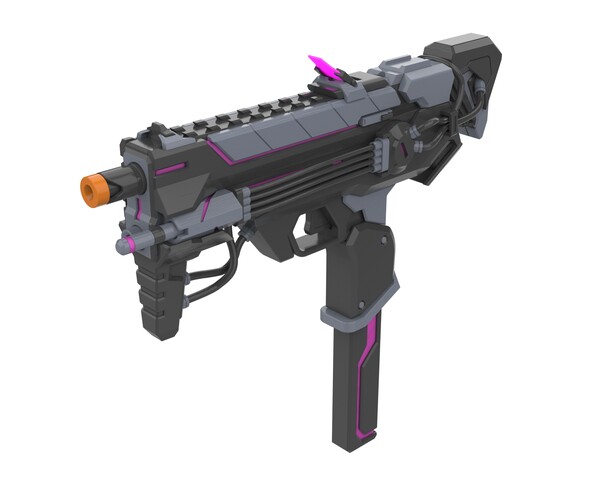 ArtStation - Sombra Cannon Augmented Skin - Overwatch - Printable 3d ...