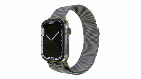 Appe Watch 7 - Stainless Steel Case with Silver Milanese Loop