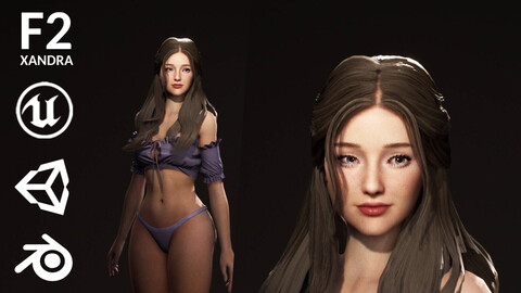 F2 Bikini & Nude Girl Dakota - Game Character