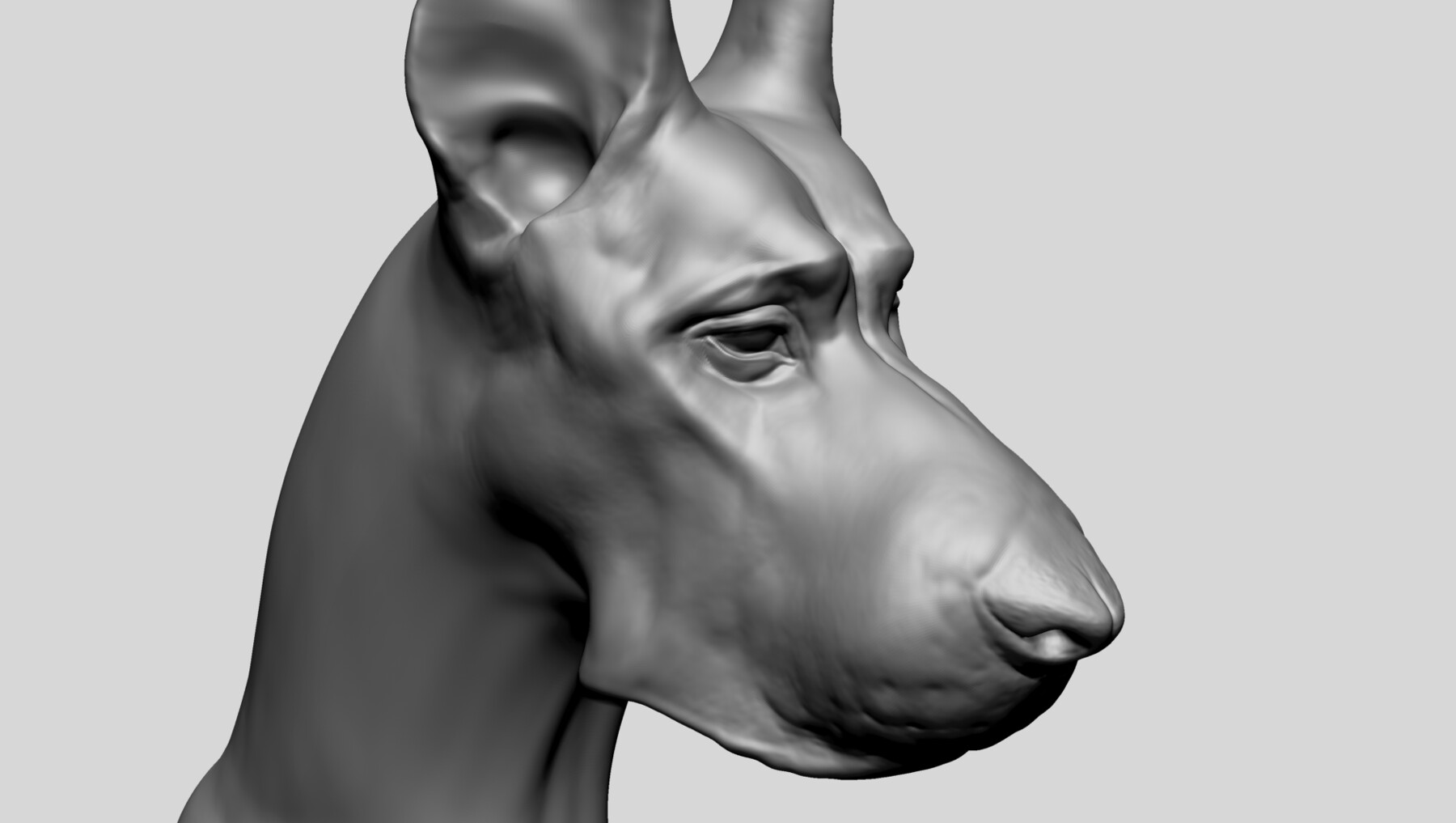 ArtStation - Dog Bust B | Resources