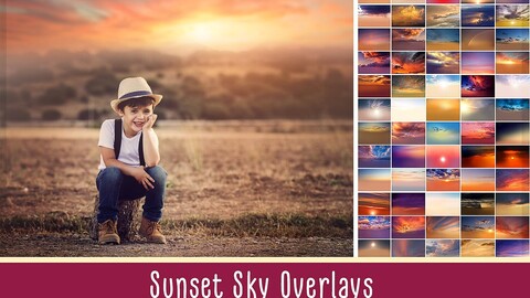 Sunset Sky Photo Overlays