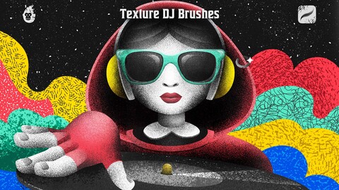 Texture DJ Brushes for Procreate