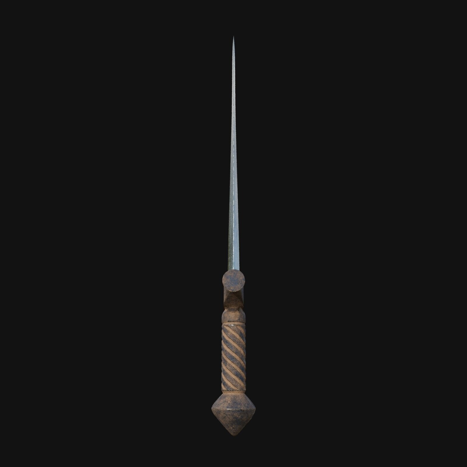 ArtStation - Frostbite Flurry: Icy 3D Model Dagger for Digital ...