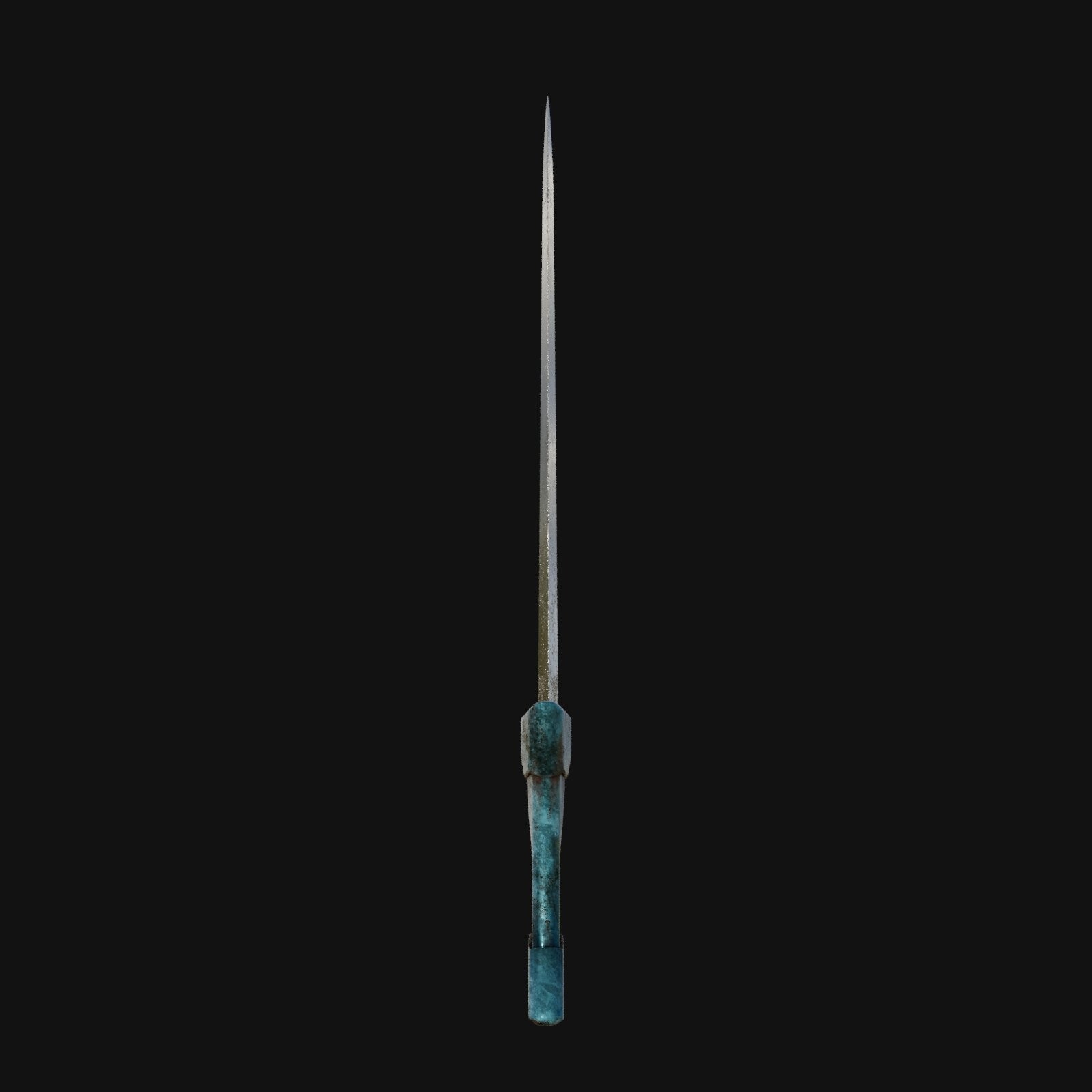 ArtStation - Frostbite Fury: Icy 3D Model Dagger for Digital Outlaws ...