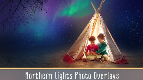 Northern Lights Photo Overlays