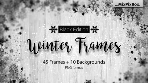 Winter Frames - Black Edition