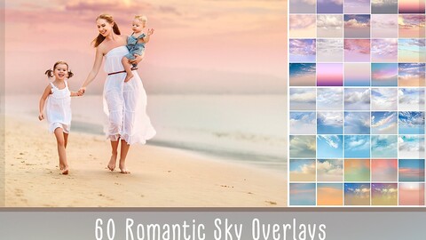 60 Romantic Sky Overlays