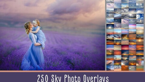 250 Sky Photo Overlays