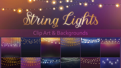 String Lights Clipart