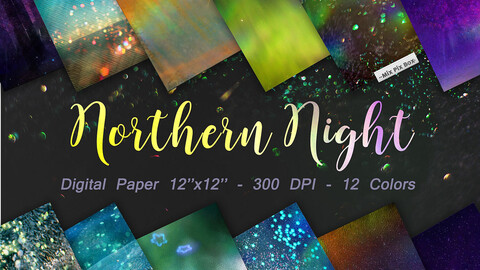 Northern Night Digital Paper