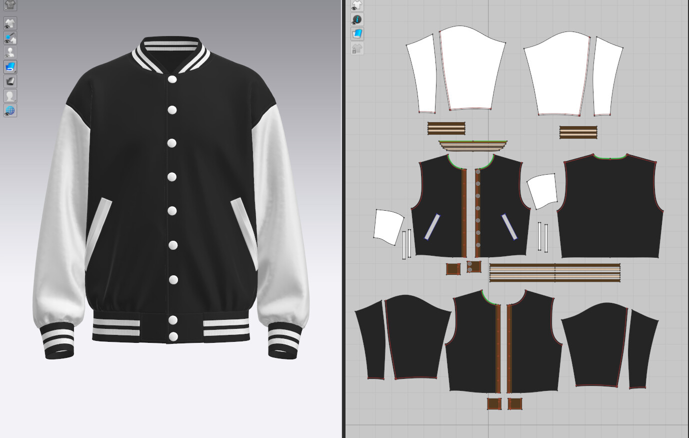 ArtStation - Men's Varsity Jacket 3d Model | Game Assets