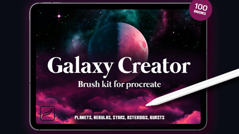 Galaxy Creator brushes for Procreate