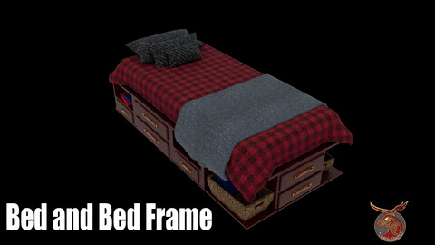 Bed and Bed Frame