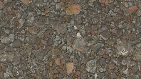 Gravel Seamless Texture 2k (2048*2048) | EXR 5 | JPG 5 File Formats All Texture Apply After Object Look Like A 3D. (1K preview image)