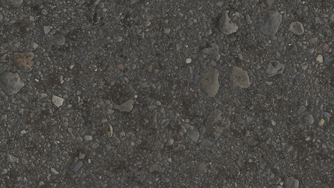 Gravel Seamless Texture 2k (2048*2048) | EXR 5 | JPG 5 File Formats All Texture Apply After Object Look Like A 3D. (1K preview image)