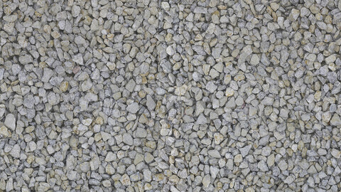 Gravel Seamless Texture 2k (2048*2048) | EXR 5 | JPG 5 File Formats All Texture Apply After Object Look Like A 3D. (1K preview image)