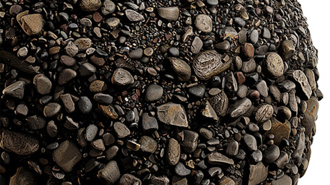 Gravel Seamless Texture Patterns 2k (2048*2048) | EXR 5 | JPG 5 File Formats. (1K preview image)