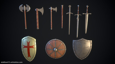 Stylized Medieval Weapon Pack