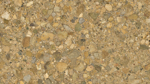 Gravel Seamless Texture 2k (2048*2048) | EXR 5 | JPG 5 File Formats All Texture Apply After Object Look Like A 3D. (1K preview image)