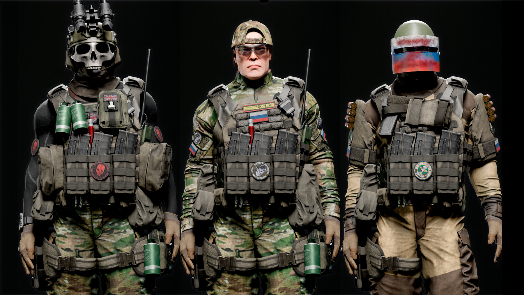 ArtStation - MODULAR RUSSION-SOLDIER PACK | Game Assets