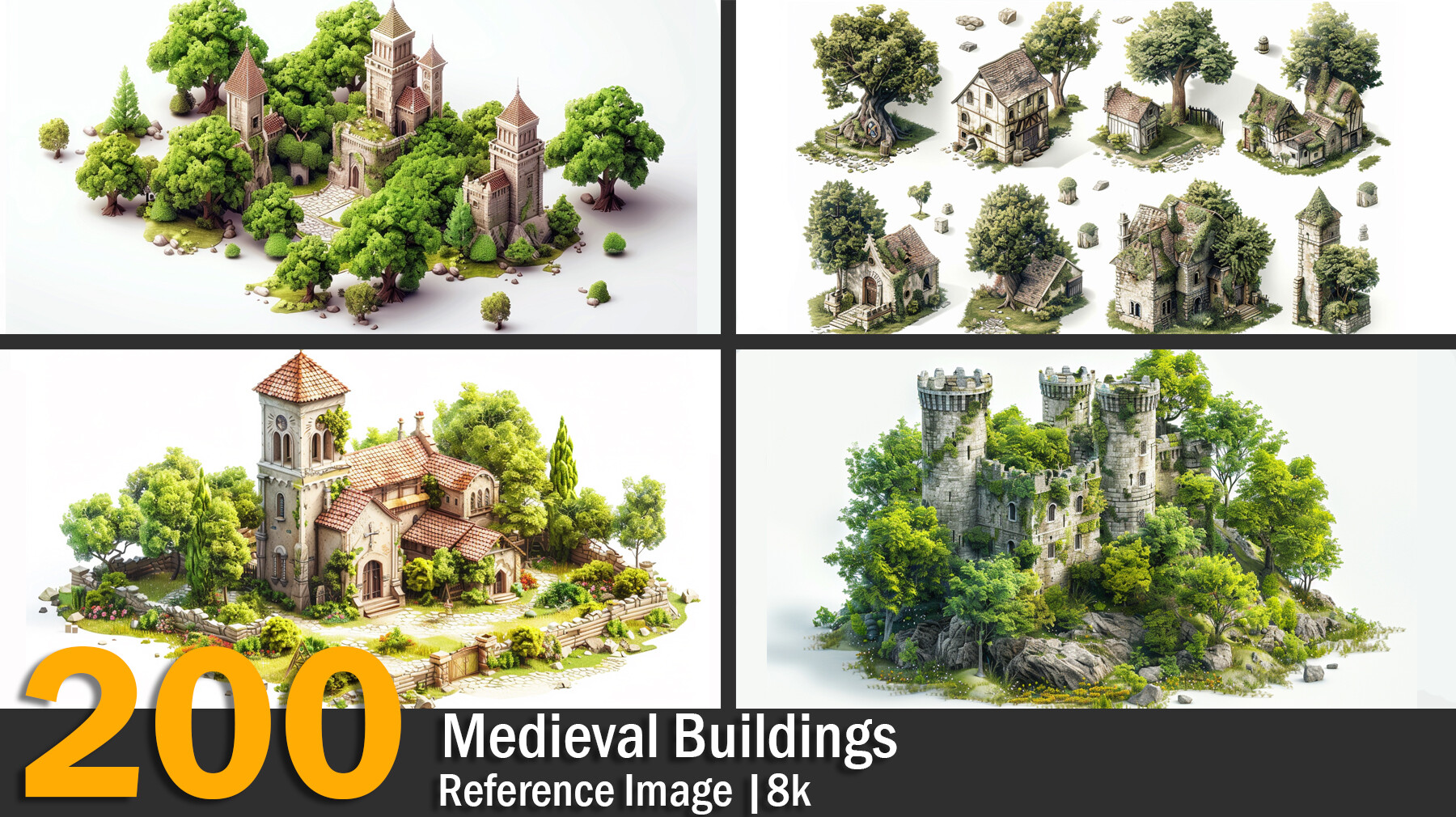 ArtStation - Medieval Buildings | Reference Images | 8K | Artworks