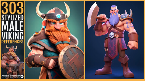 303 Stylized Male Viking