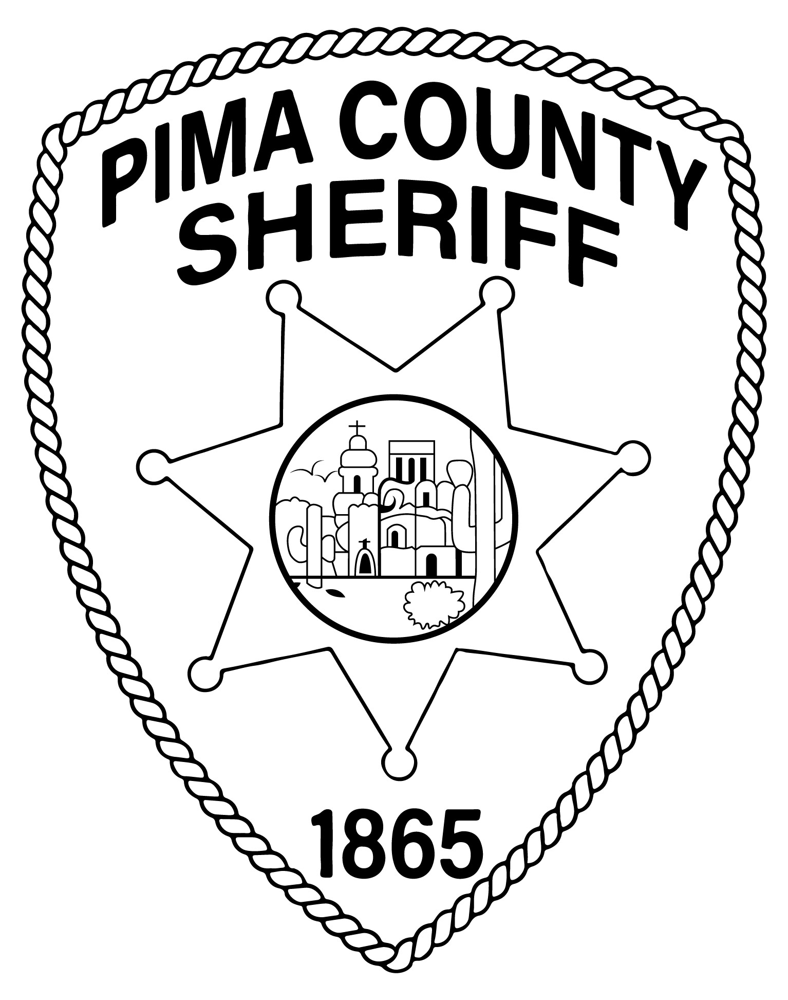 ArtStation - PIMA COUNTY SHERIFF,S OFFICE ARIZONA PATCH Blank,outline ...