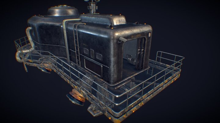 ArtStation - Lethal Company Scavenger Spaceship | Game Assets