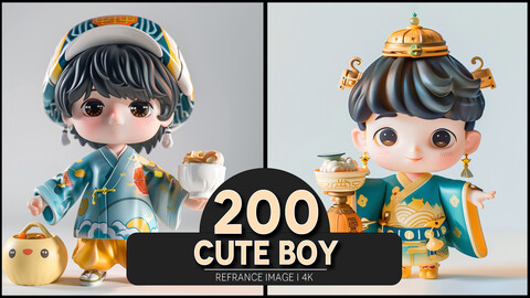 Cute Boy 4K Reference/Concept Images