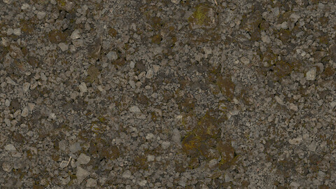 Gravel Seamless Texture 2k (2048*2048) | EXR 5 | JPG 5 File Formats All Texture Apply After Object Look Like A 3D. (1K preview image)