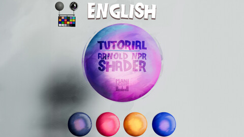 (ENG) TUTORIAL NPR Painterly Arcane/Spiderverse Shader for Arnold Maya