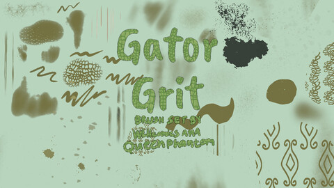 Gator Grit brush set for Infinite Painter